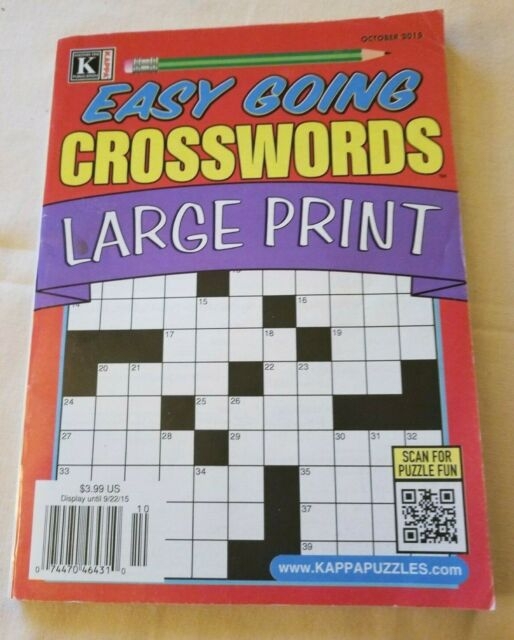 Easy Going And Relaxed Crossword Easycrosswordpuzzlesprintable