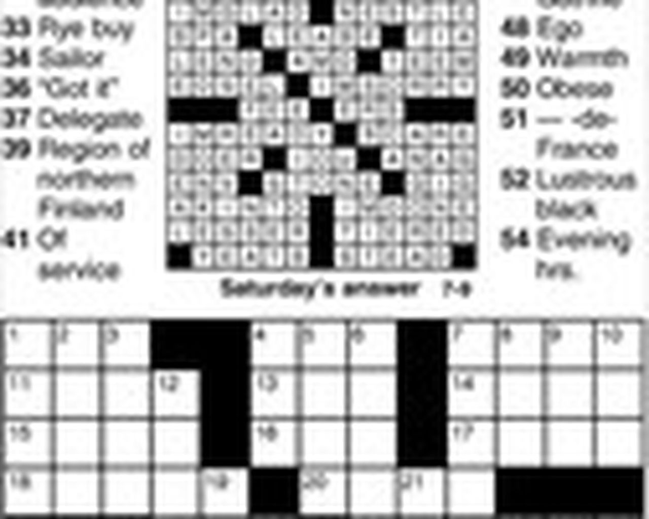 Eugene Sheffer Crossword Puzzle Printable Printable Calendars AT A GLANCE