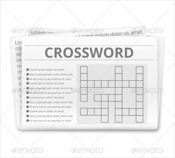 FREE 9 Blank Crossword Templates In PDF Excel EPS