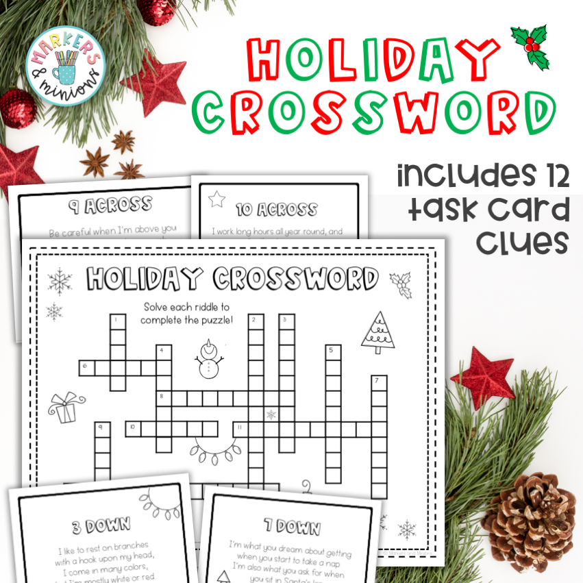 Free Printable Crossword Puzzles Holiday Download Free Printable 