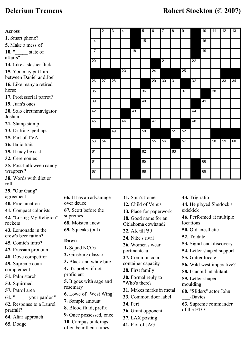 Free Printable Crosswords For 10 Year Olds Printable Crossword