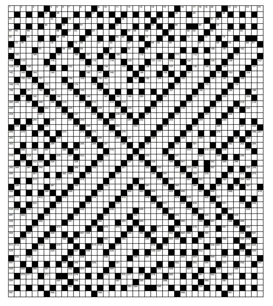 Giant Crossword Puzzle Free Crossword Puzzles Printable