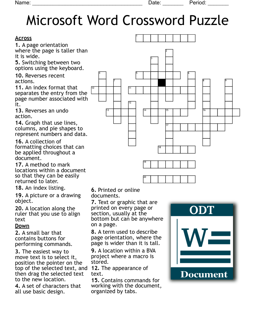How To Make Your Own Crossword Puzzle On Microsoft Word Printable Online