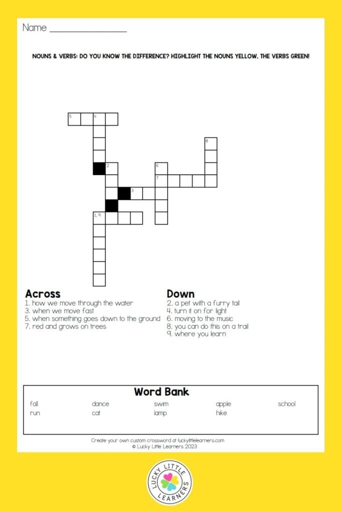 How To Make Your Own Crossword Puzzles A List Of Ideas For Classroom 