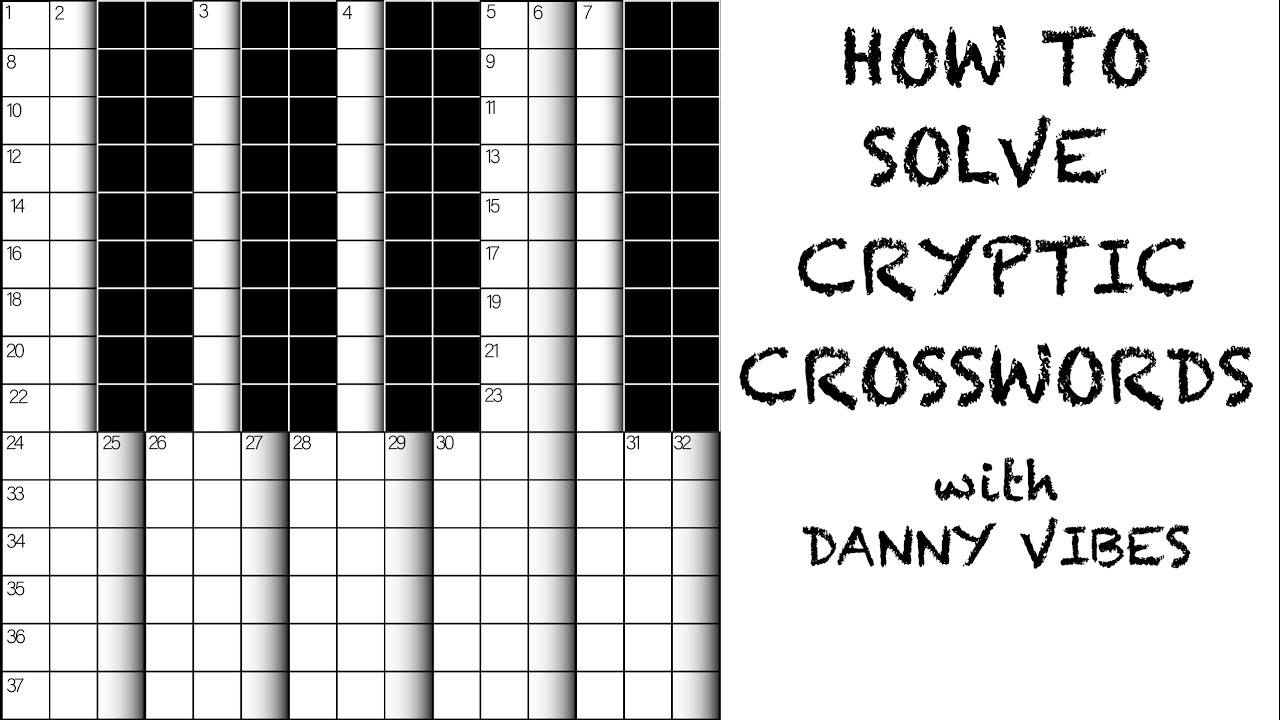 How To Solve Cryptic Crosswords