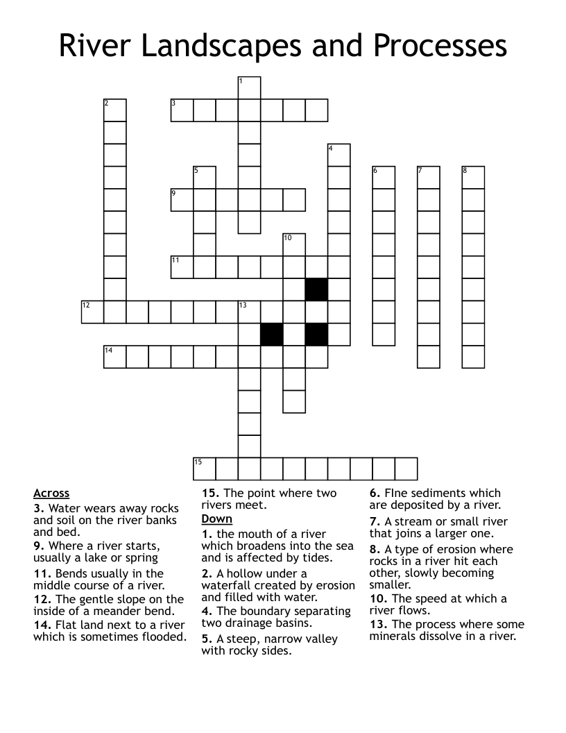 Hudson River Feeder Crossword Clue BAHIA HAHA