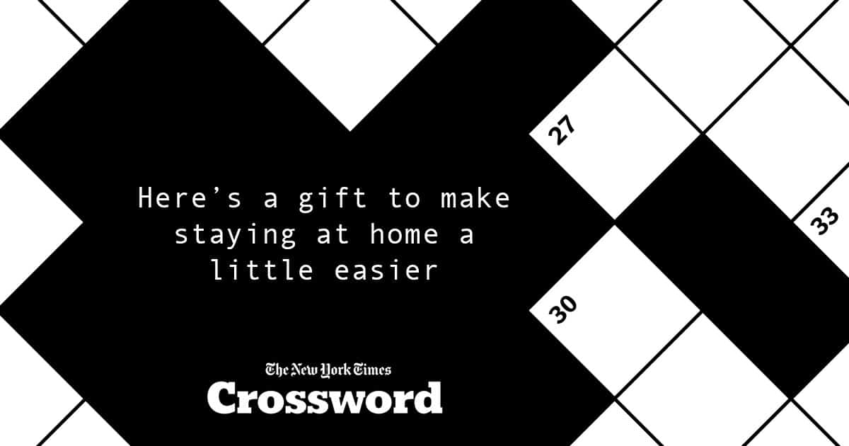 If I Ran The NYT Crossword App During COVID 19 Here s What I d Do
