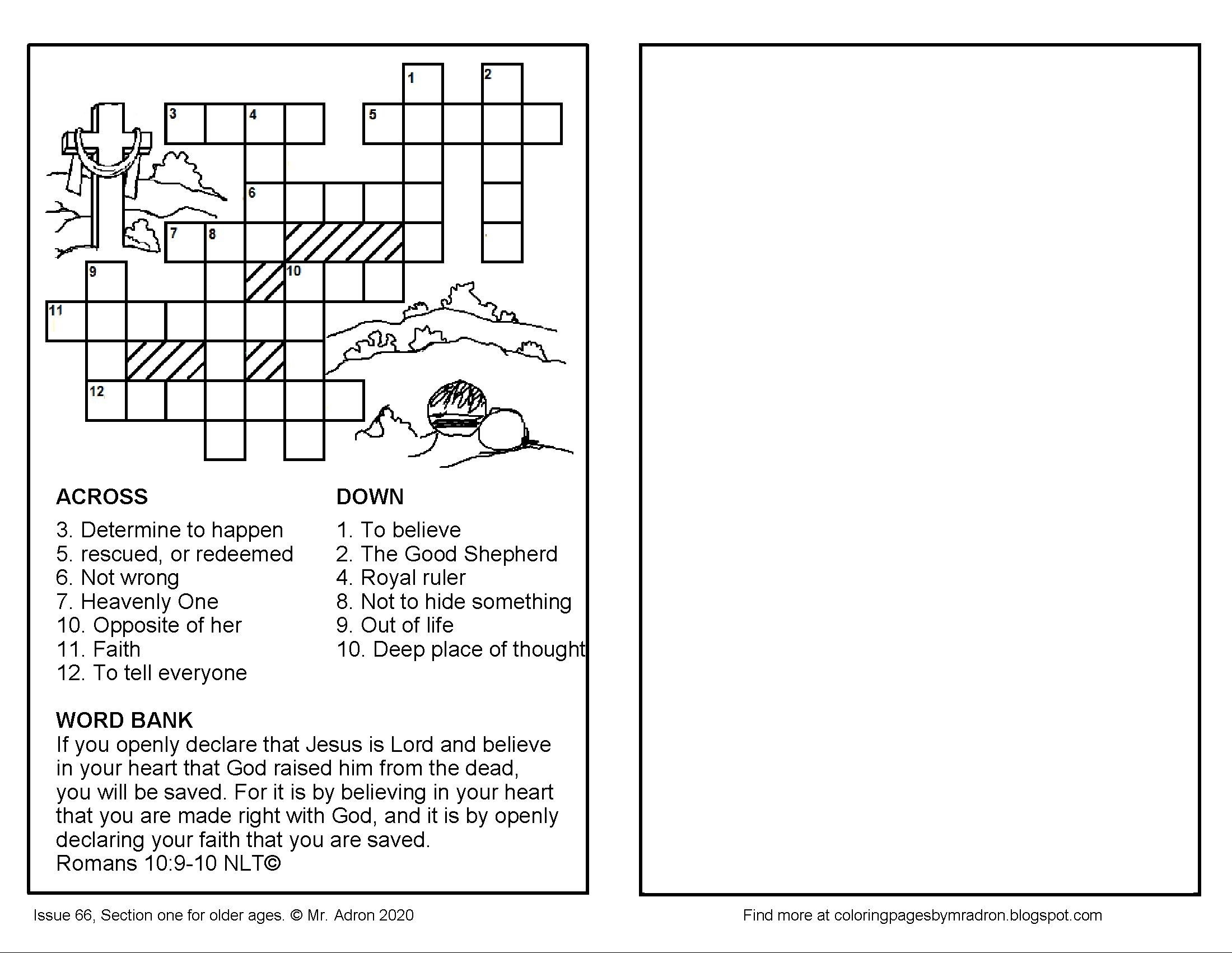 Kjv Printable Bible Crossword Puzzles John Brown 39 s Word Search