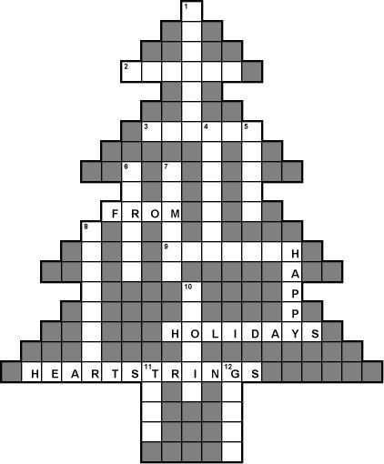 Knitterly Word Play Crossword Puzzle From HeartStrings FiberArts 