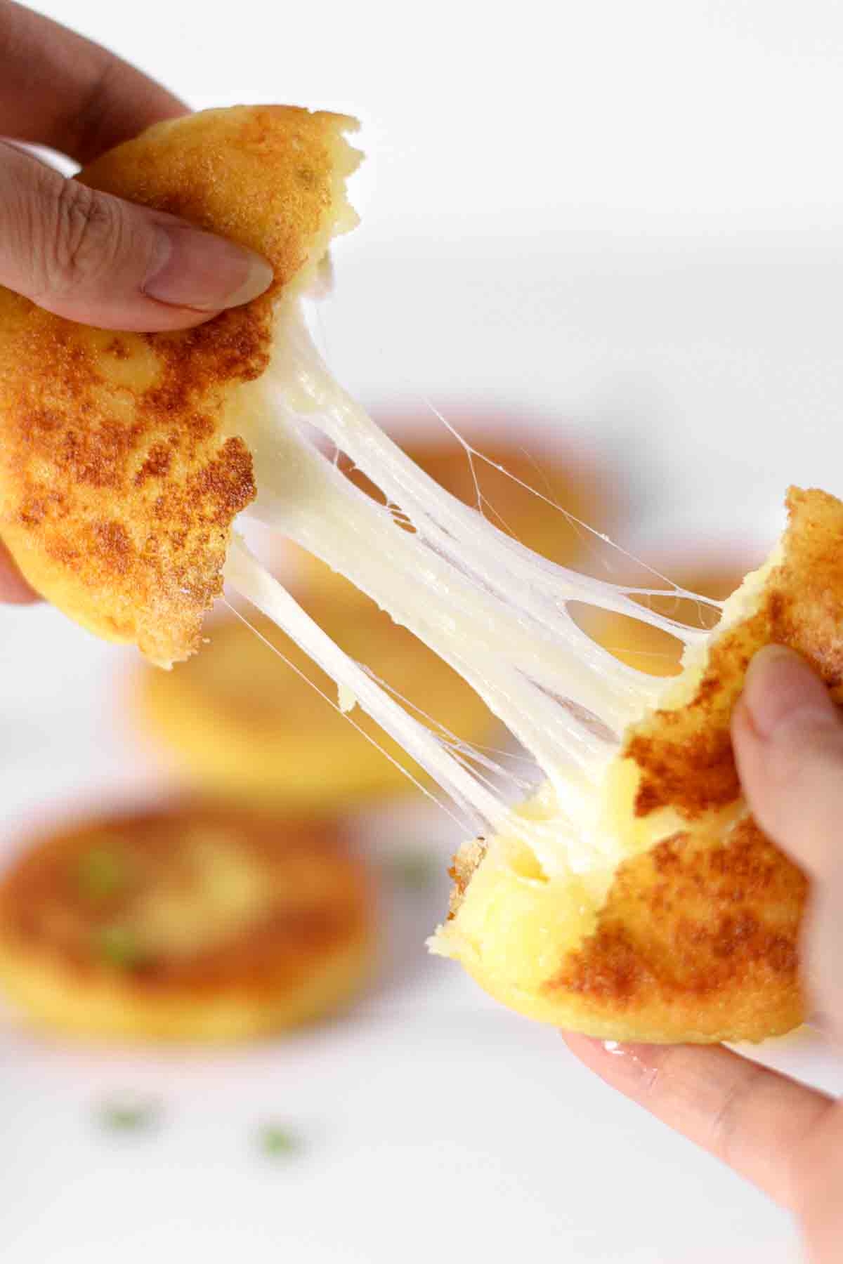 Korean Cheesy Potato Pancake 4 Ingredients ONLY Tiffy 46 OFF