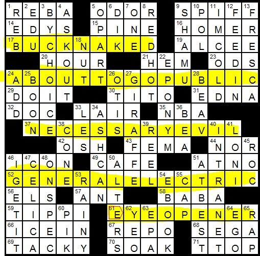 L A Times Crossword Corner Previewers