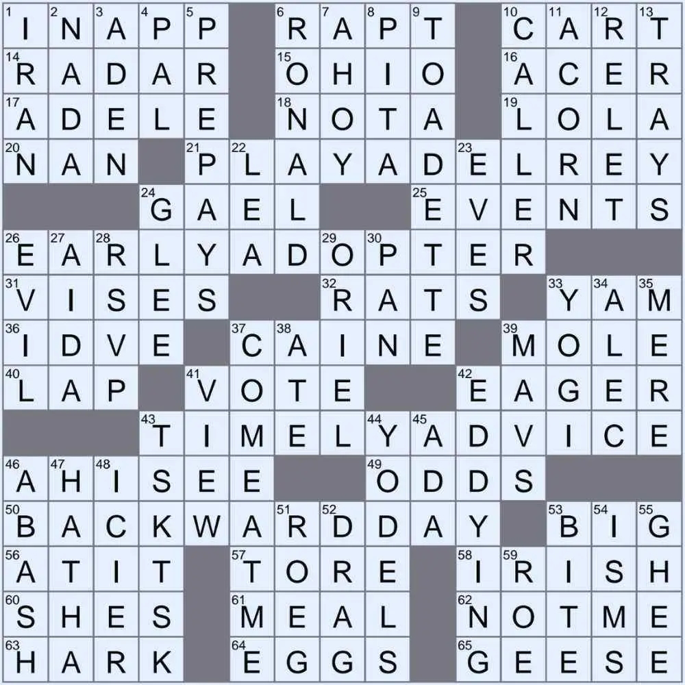 LA TIMES Crossword February 28 2024 Answers All LA TIMES Crossword