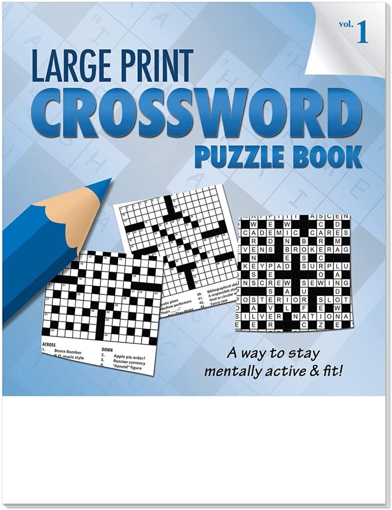 Large Print Crossword Puzzles Visually Impaired Free Crossword 
