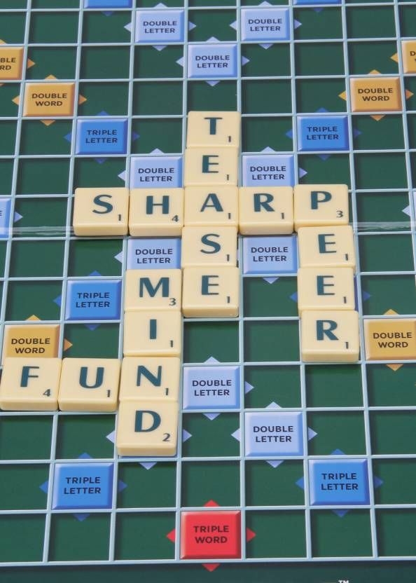 Mattel Scrabble Original Brand Crossword Board Game Buy Mattel