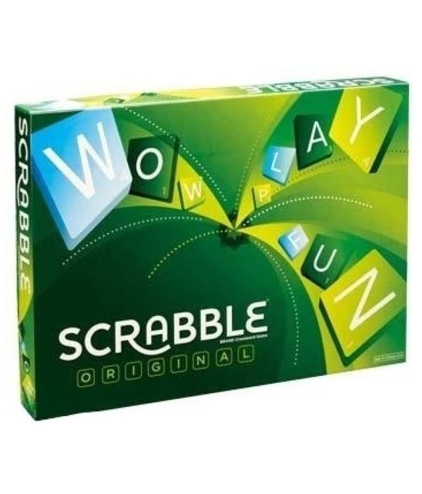 Mattel Scrabble Original Brand Crossword Board Game Buy Mattel 