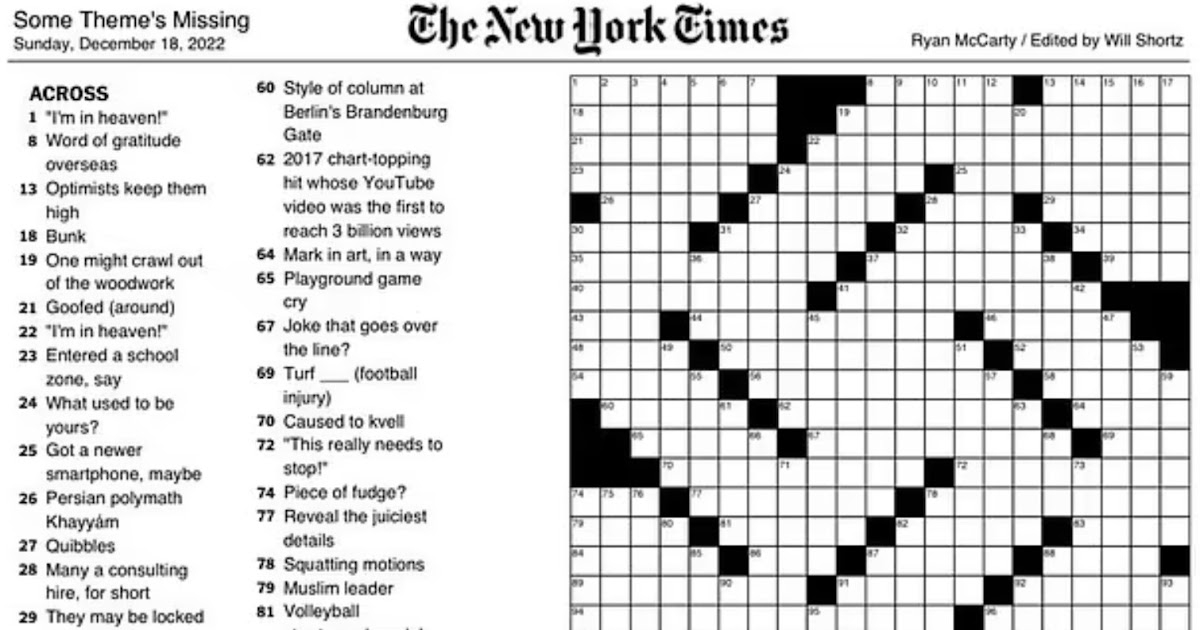 Media Confidential NYTimes Crossword Puzzle Shaped Like A Swastika