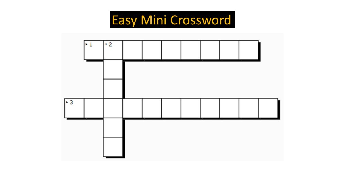Mini Crossword Answers