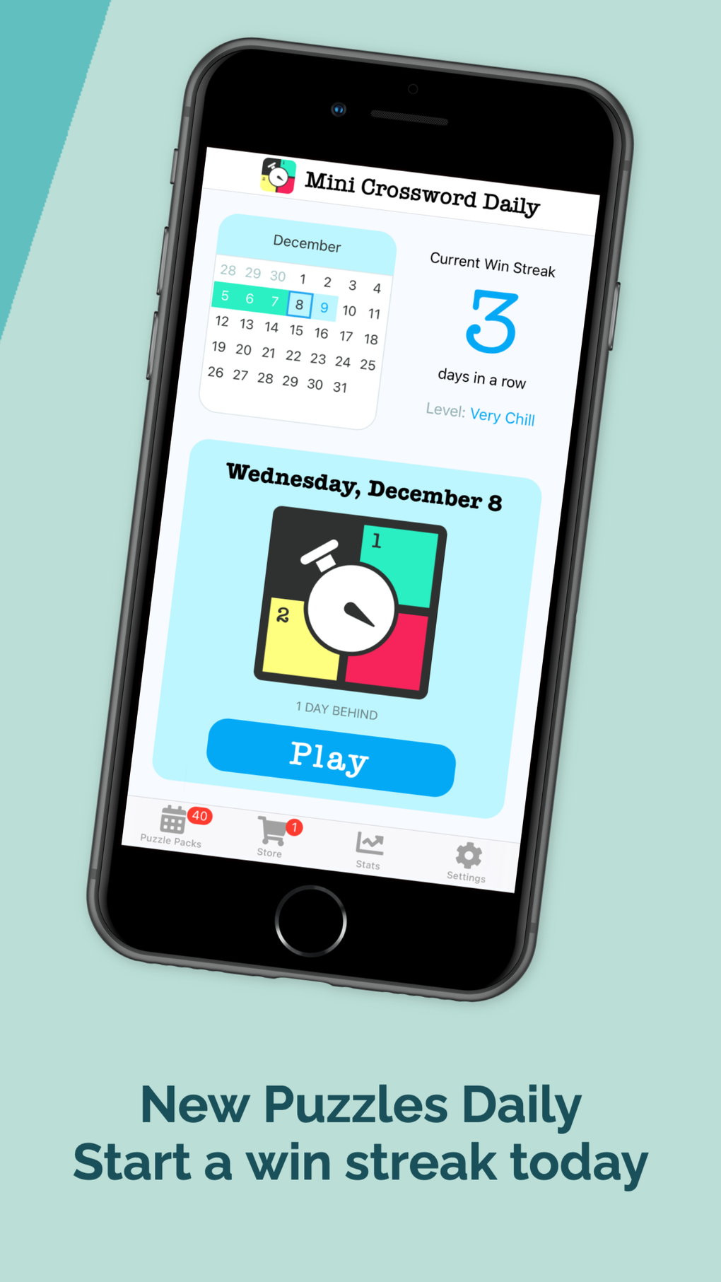 Mini Crossword Daily For IPhone Download