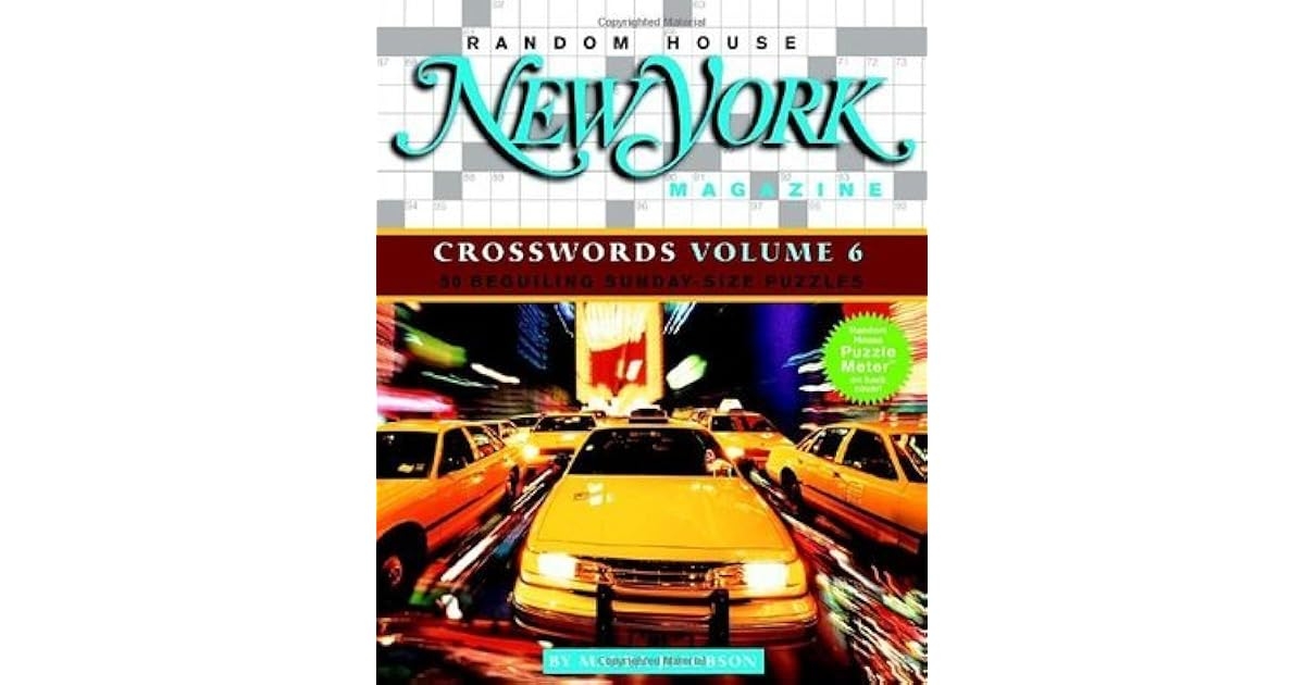 New York Magazine Crosswords Volume 6 By Maura Jacobson