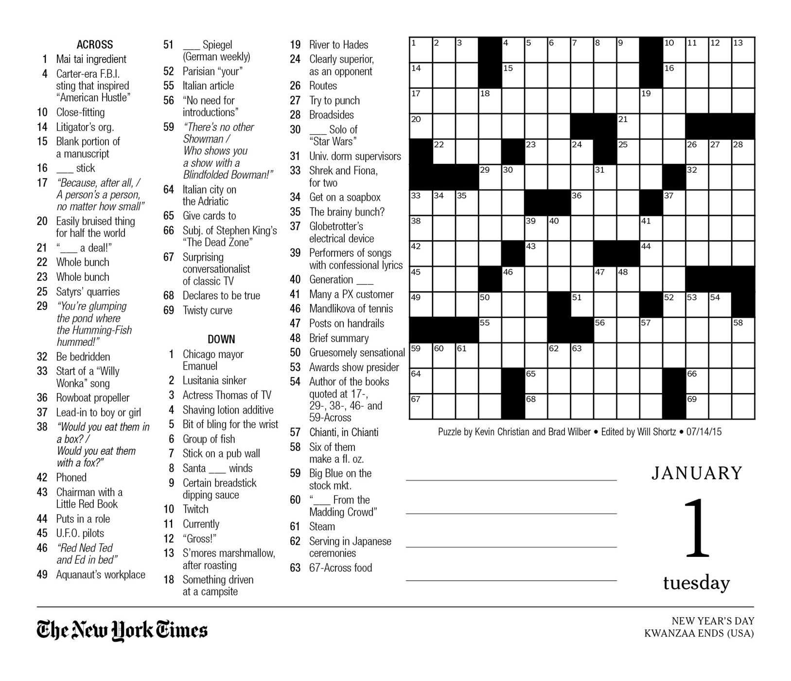 New York Times Crossword May 25 2025 Alexis Hodgetts