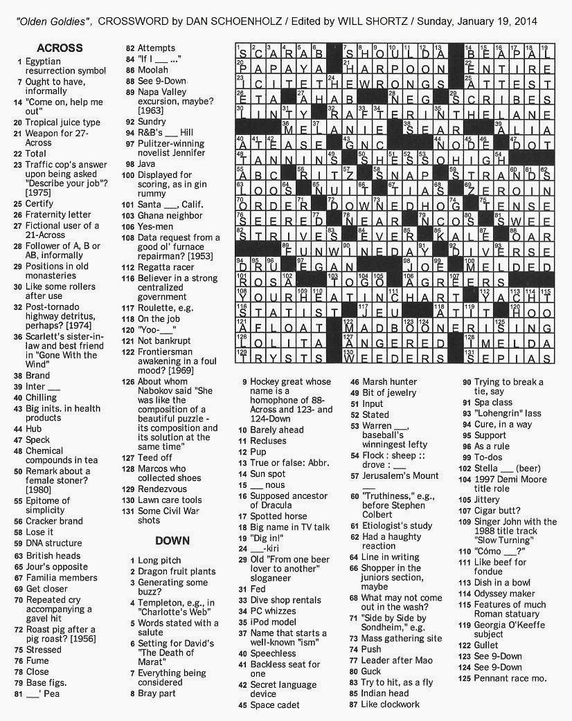 New York Times Crossword Printable Free Free Printable FreePrintable me