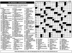 Newsday Crossword Sunday - Free Printable Crosswords