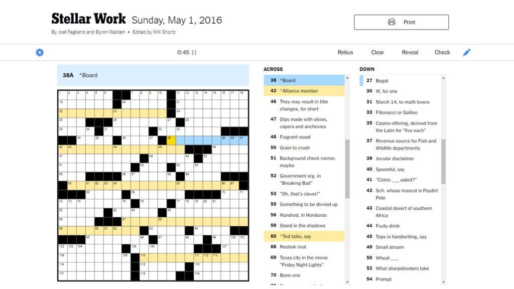 NYT Crossword Answers Today Try Hard Guides