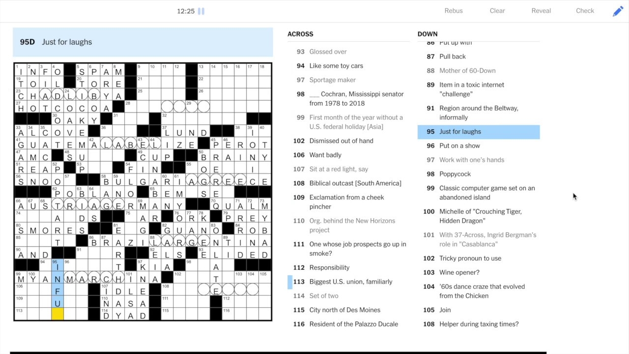 NYT Mini Crossword Puzzle Solutions Released
