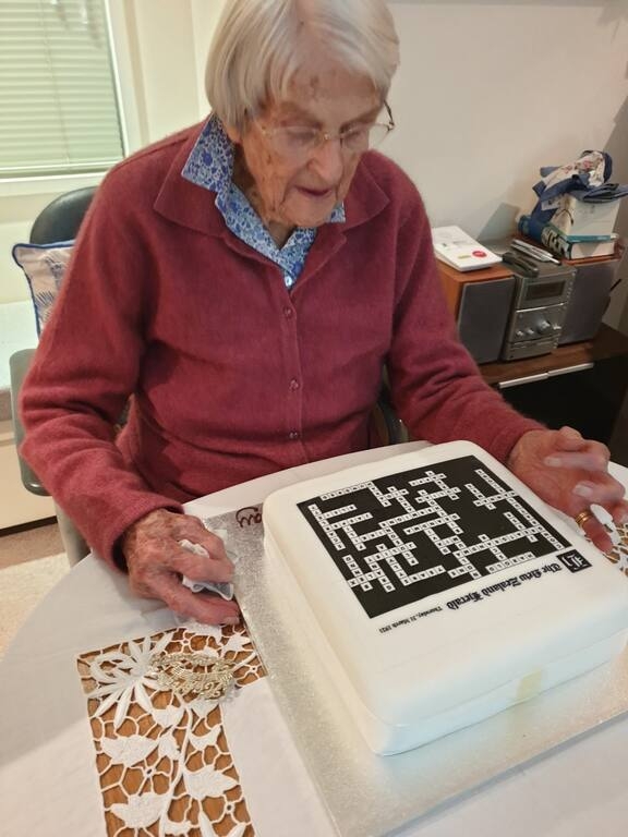NZ Herald Crossword Fan Gets A 100th Birthday Cake Surprise NZ Herald