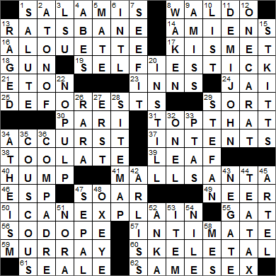 One Across Crossword Puzzle Answers Print at home Quick And