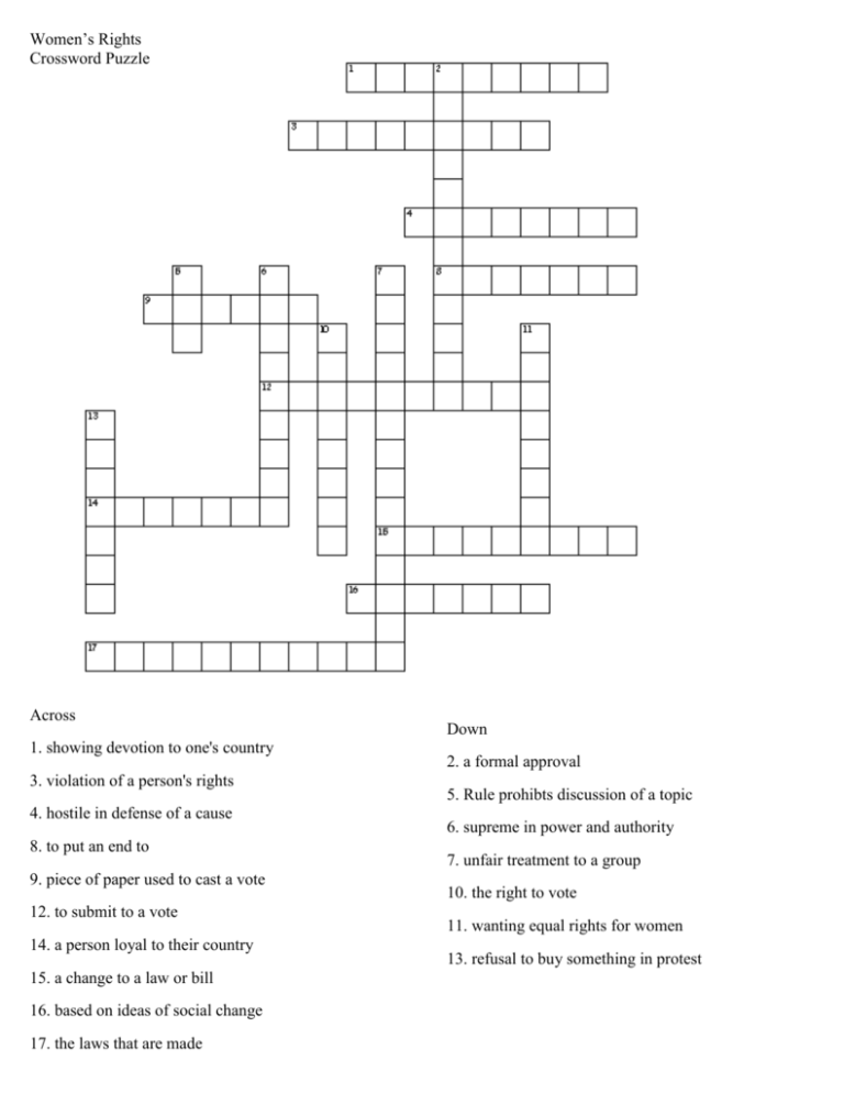 One Across Crossword Wavesenturin