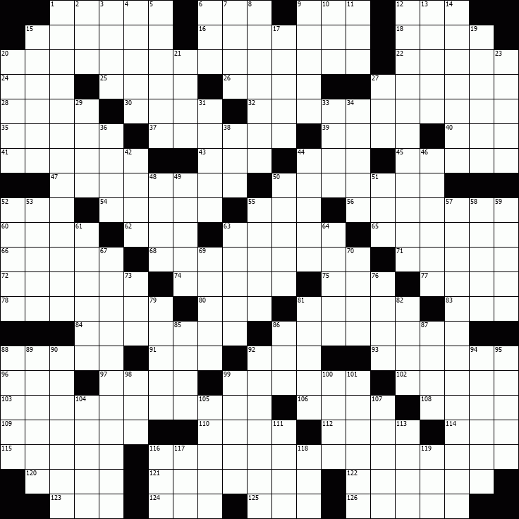 OnlineCrosswords Free Daily Crossword Puzzles