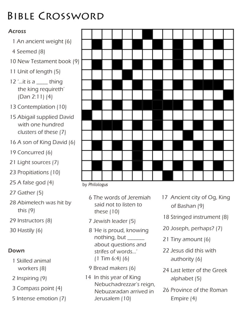 People Magazine Crossword Printable Printable JD