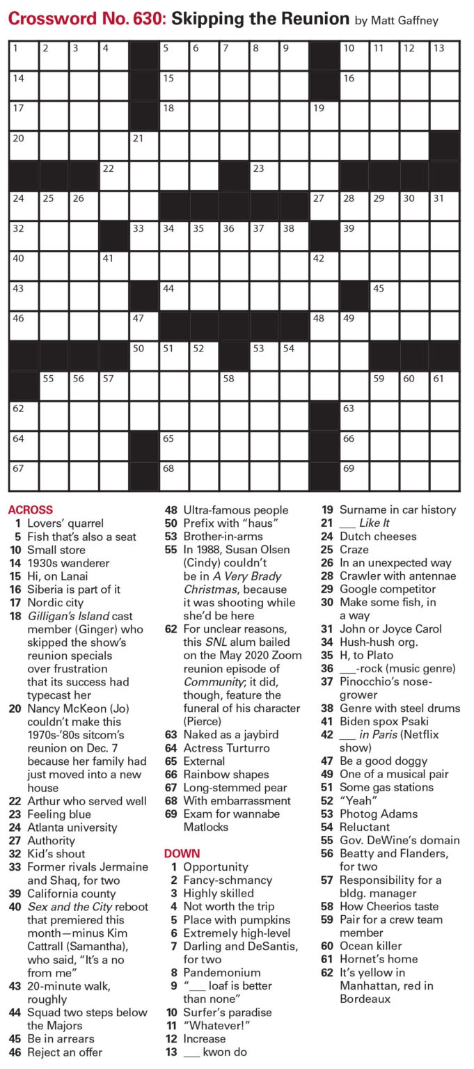 Printable Crossword Puzzles With Answer Key Printable JD