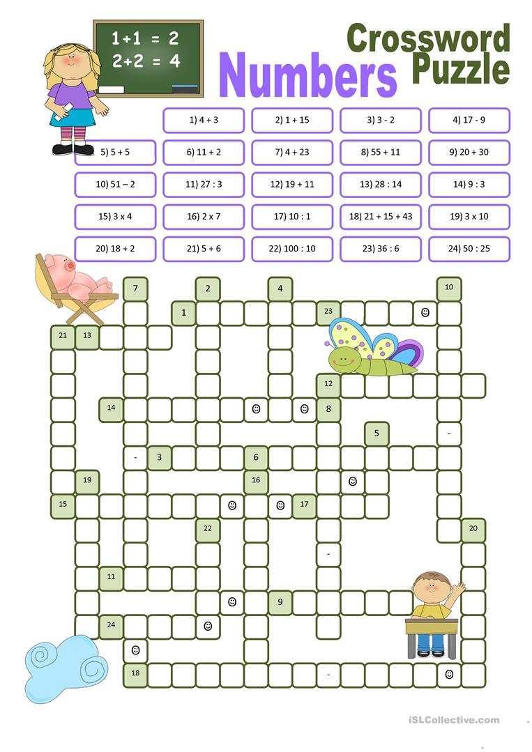 Printable Crosswords For Learning English Printable Crossword Puzzles