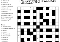 Printable Cryptic Crossword Free Crossword Puzzles Printable