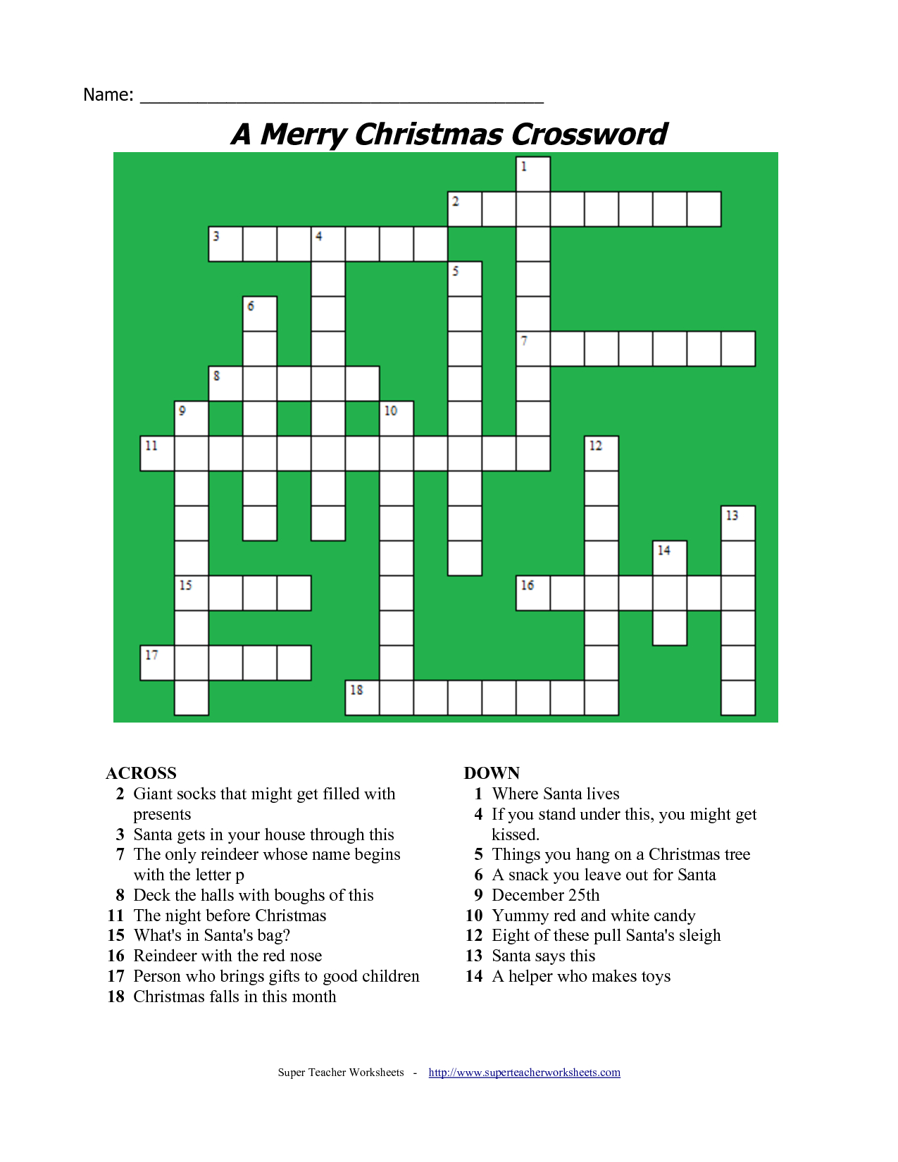 Printable English Crossword Puzzles With Answers Pdf Printable Emma