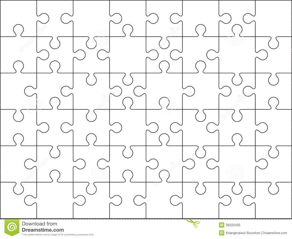 Printable Jigsaw Puzzle Pieces Free Crossword Puzzles Printable