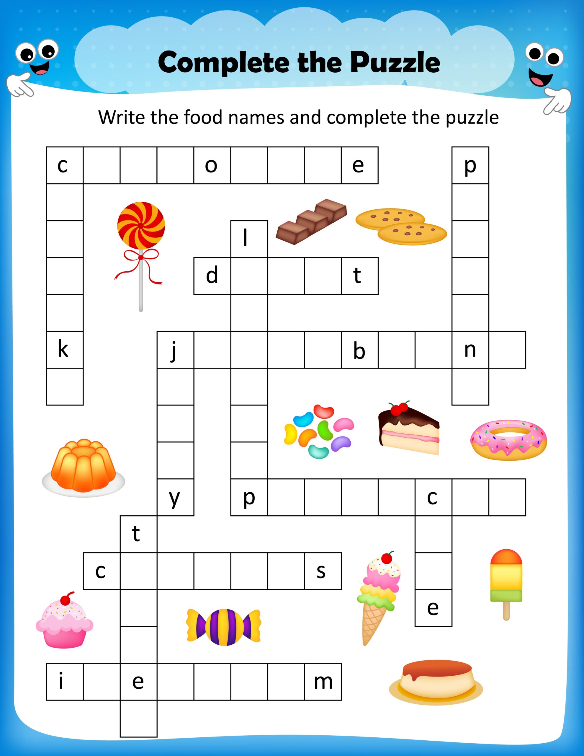 Printable Nutrition Crossword Puzzle Food Safety Vrogue co