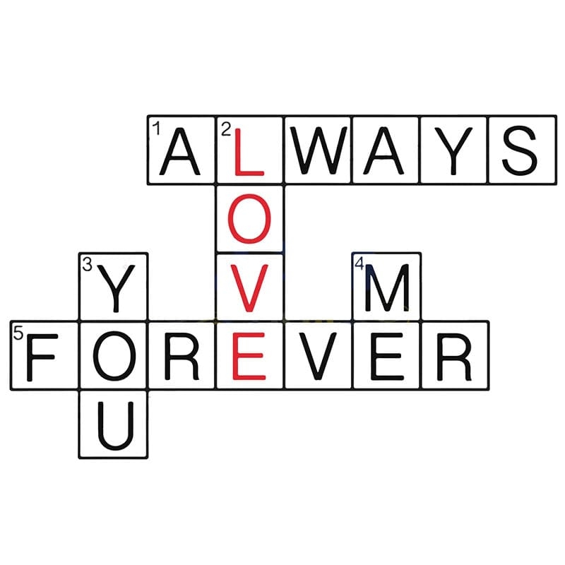 Printable Valentine Crossword Puzzle Name Free Download And Print For 