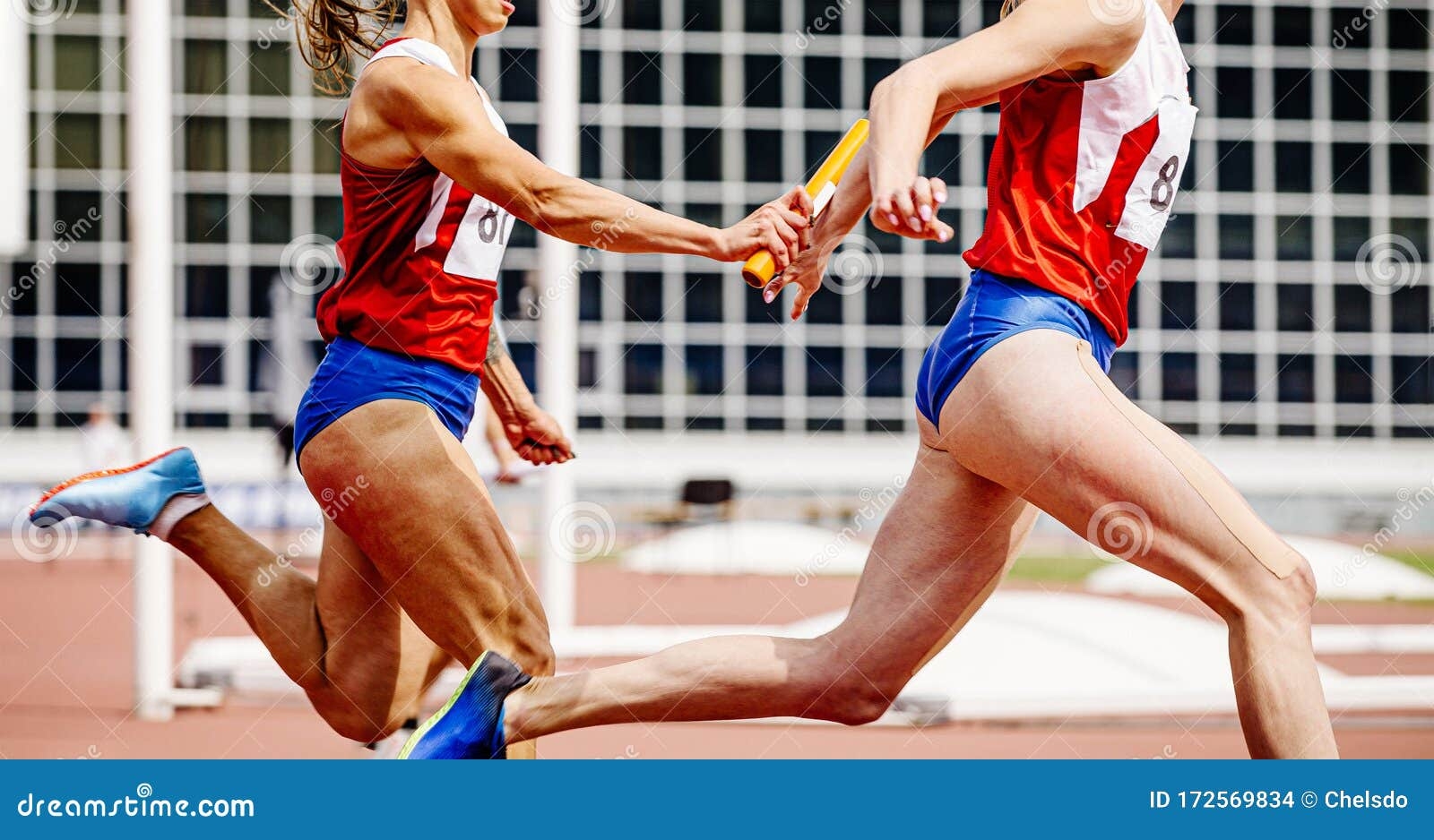 Relay Race Passing Of Baton Stock Photo Image Of Games Final 172569834