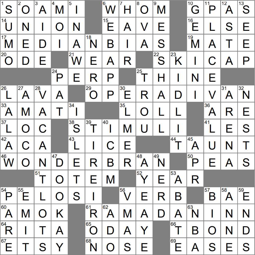 Response Producers Crossword Clue Archives LAXCrossword