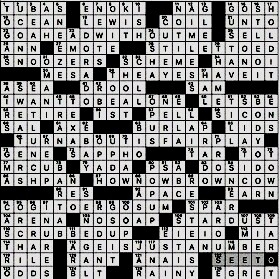REX PARKER CROSSWORD PUZZLE NYT CROSSWORD PUZZLE 2020 Rex Parker