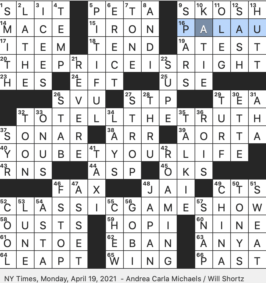 Rex Parker Does The Nyt Crossword Puzzle Crossword Cr Vrogue co