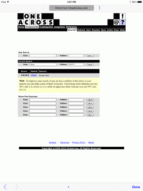 Stand Alone Inc Handheld Software Crosswords For IPhone iPad 