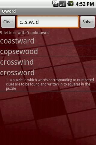 The Crossword Solver Quick Solve Goimages U