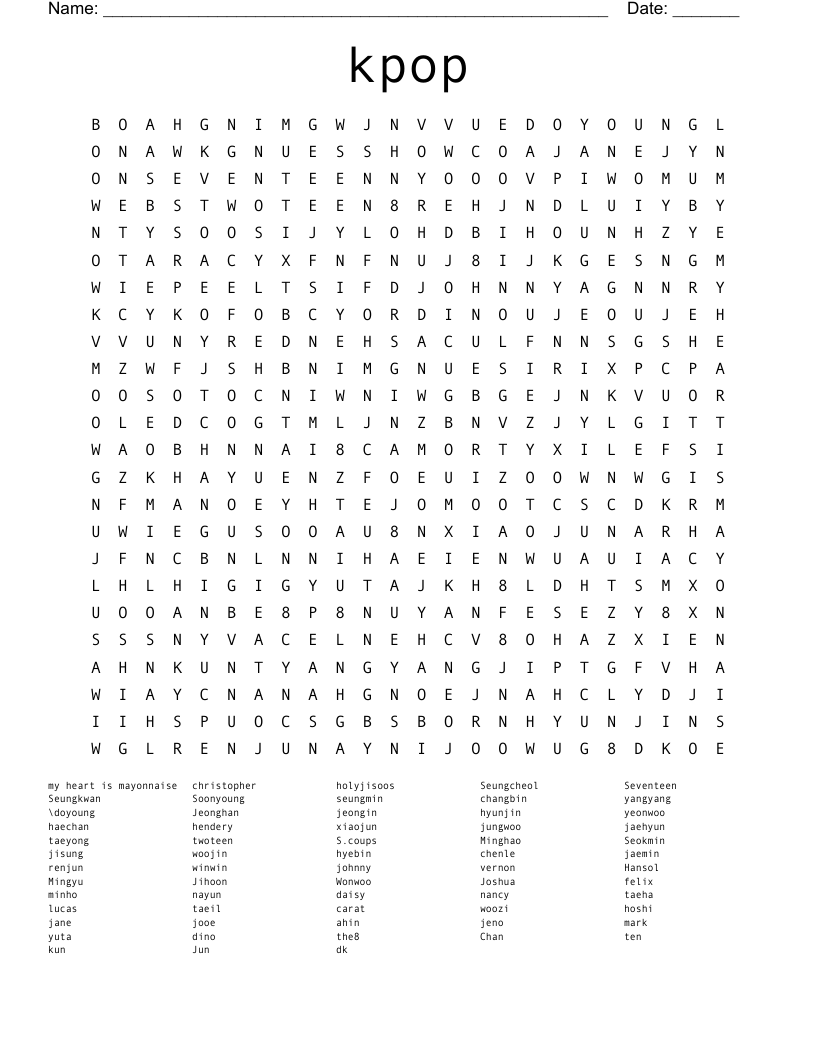 The K Of K Pop Crossword Clue BAHIA HAHA