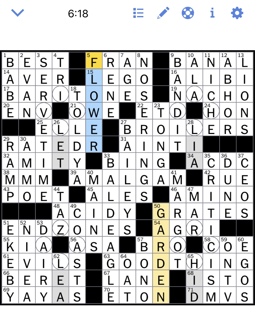 The New York Times Crossword Puzzle Solved Monday 39 s New York Times