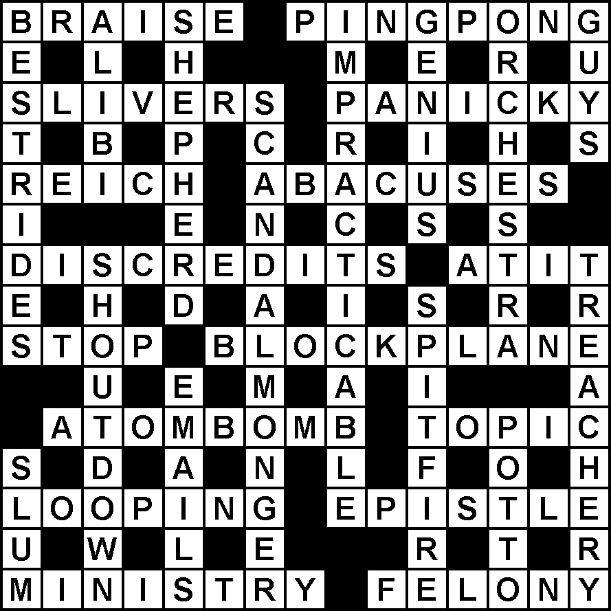 The Stickler Weekly 221 Solution Australian Crosswords