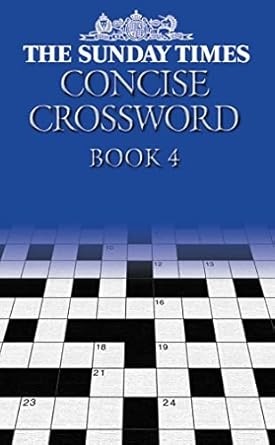 The Sunday Times Concise Crossword Book 4 Nocontributor Amazon co za 